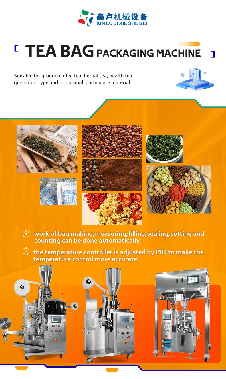 Automatic Herbal Tea Bag Inner and Outer Bag Packing Machine Dry Tea ...
