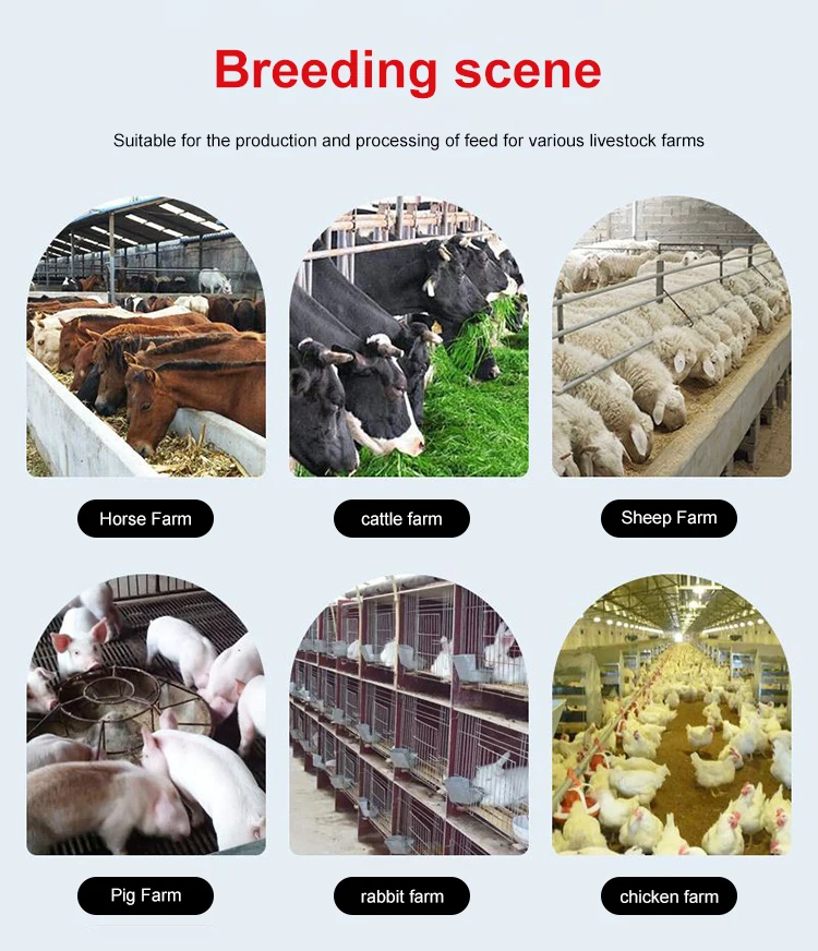 diesel Chaff Cutter Machine Mini Chuff Straw Crusher Poultry Animal Cattle Feed Making Grass Shredder Silage Chopper