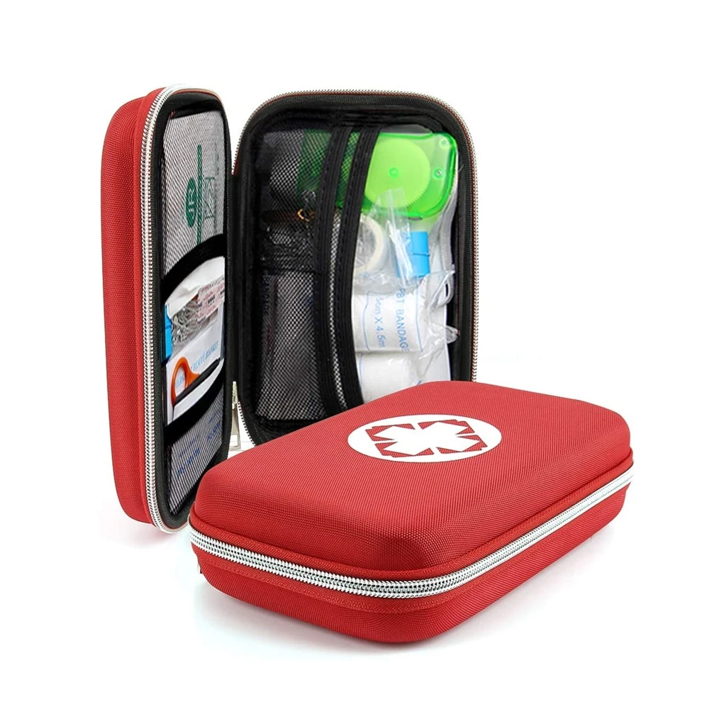 Mini First Aid Kit Storage Bag Large Capacity Zippered First Aid Kit Bag Travel Medical Equipment Bag supplier