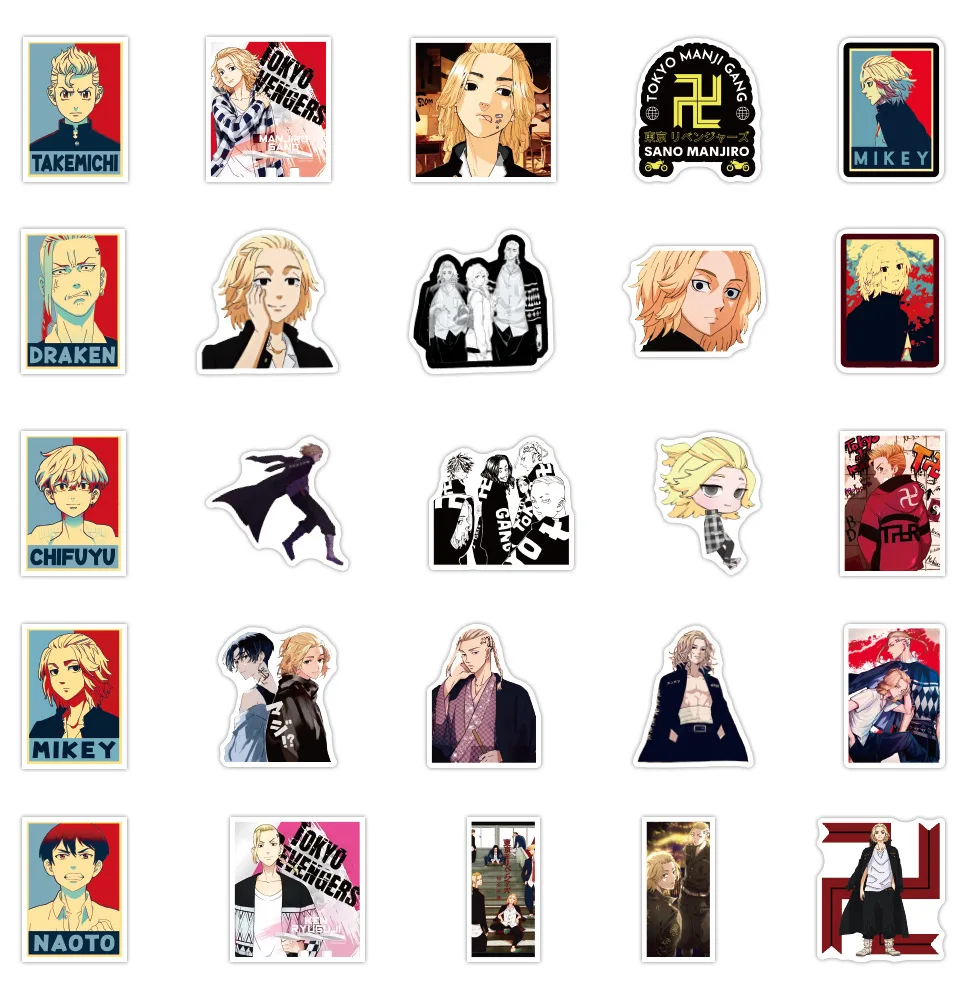 Tokyo Revengers (TR) Anime Stickers – Swagime