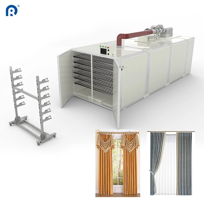 Horizontal Curtain Heat Setting Machine Box Type Curtain Heat Setting Machine for Curtain Fabric