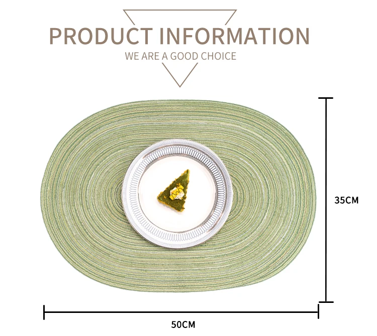 Starunk Wholesale Placemats Handmade Cotton Woven Insulation Placemats