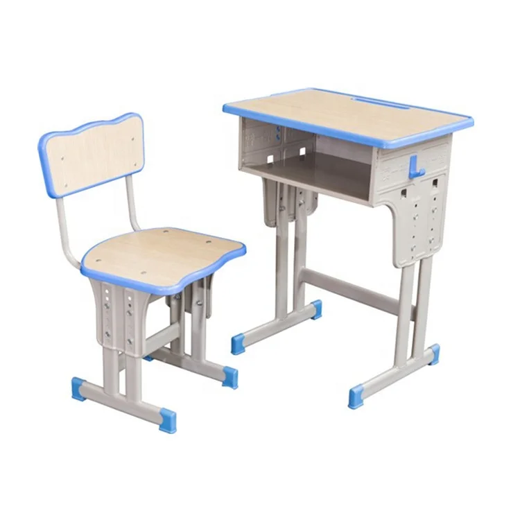 Wooden School Furniture Student Desk And Chair Primary Used Chairs