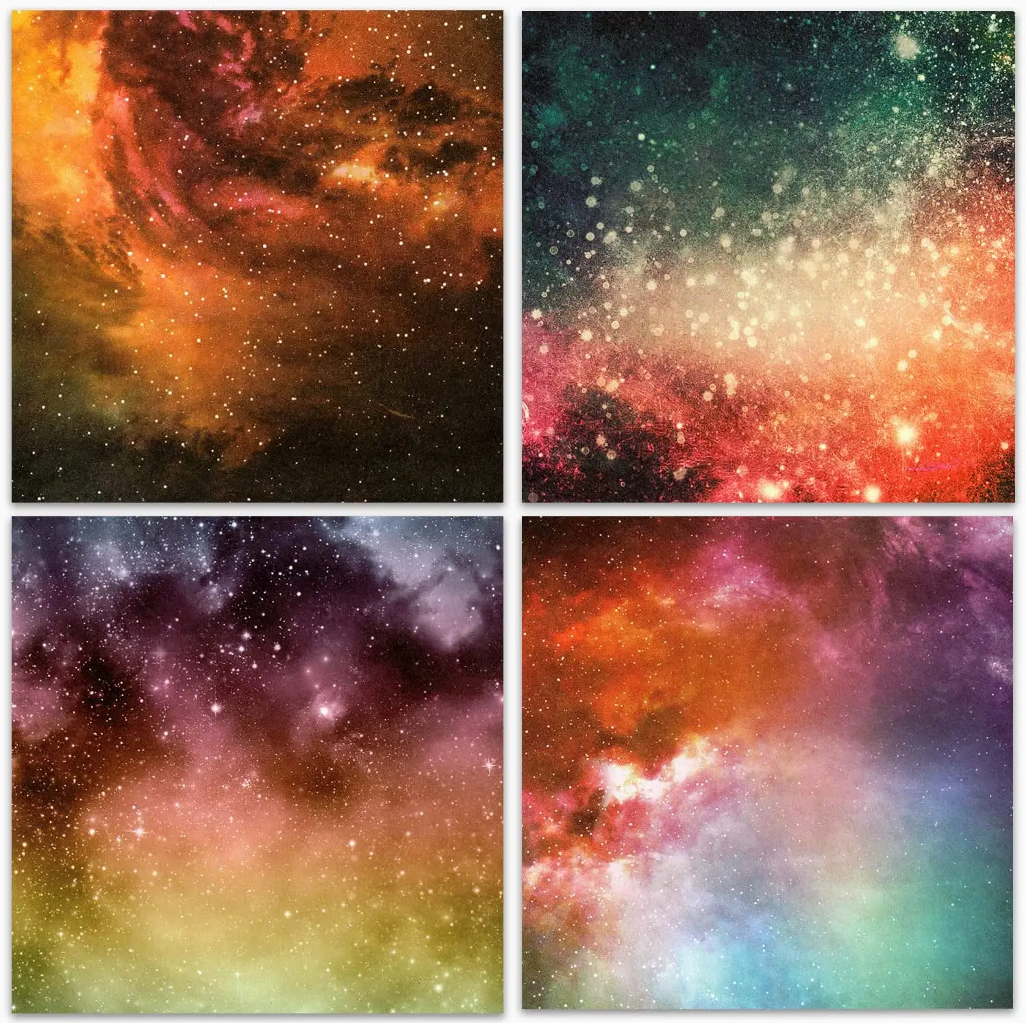 Односторонний Печатный картон с изображением звездного неба 12 дюймов x бумажные принадлежности для изготовления открыток декоративный фон творчества