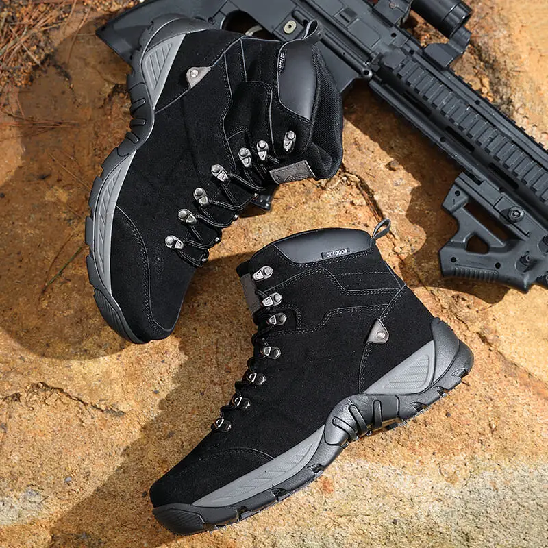 Wholesale Plus Size Sand Midi Outdoor Men's Tactical Boots