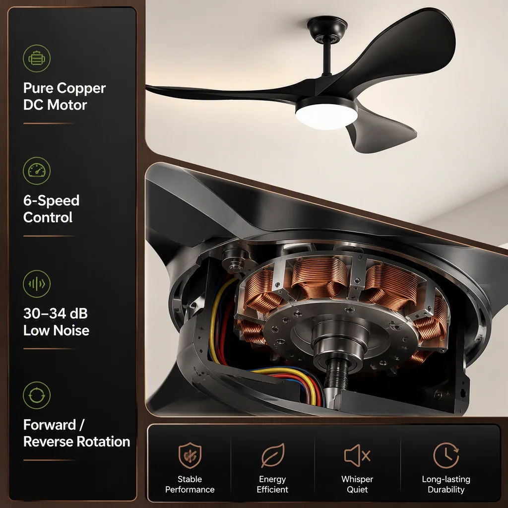 Ceiling Fan, ABS, Hardware+ABS, HJ-043-3 - detail 10