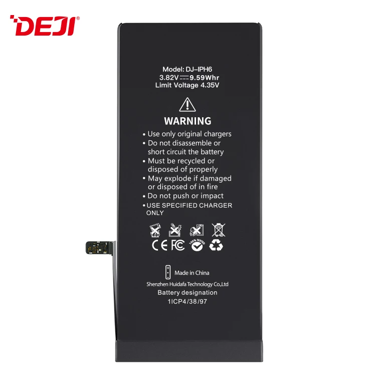 DEJI 0 цикл 3,82 V 2510mah литий-ионный аккумулятор для iPhone 6