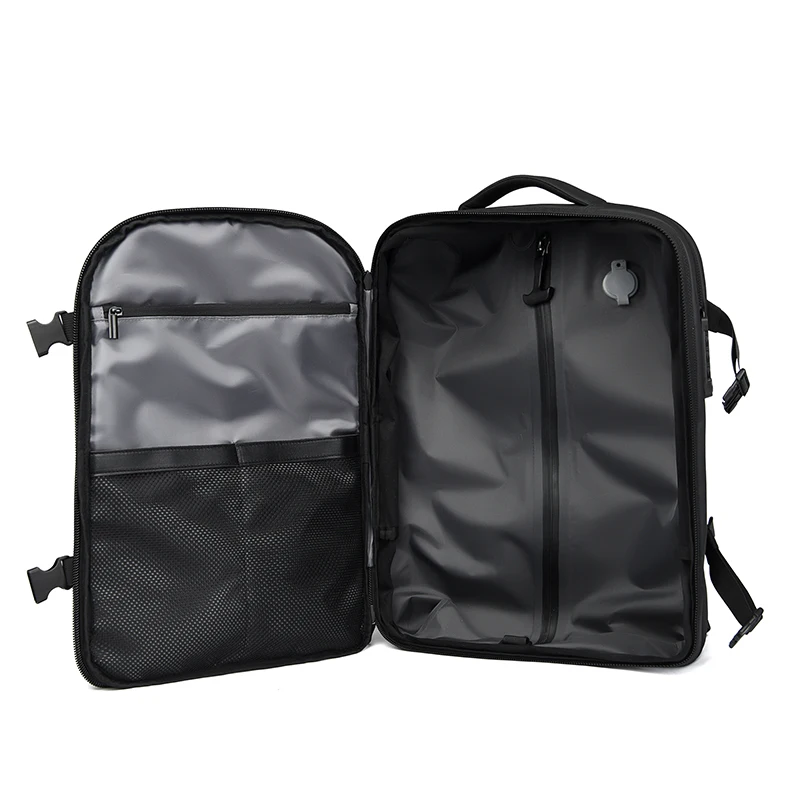 Stock Vacuum Compressor Backpack TSA Design  Backpack Wet Dry Separation Expandable Airbag Backpack with Vacuum System