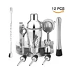 Set da 12 pezzi in argento da 350 ml