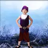 Manga corta enana morada