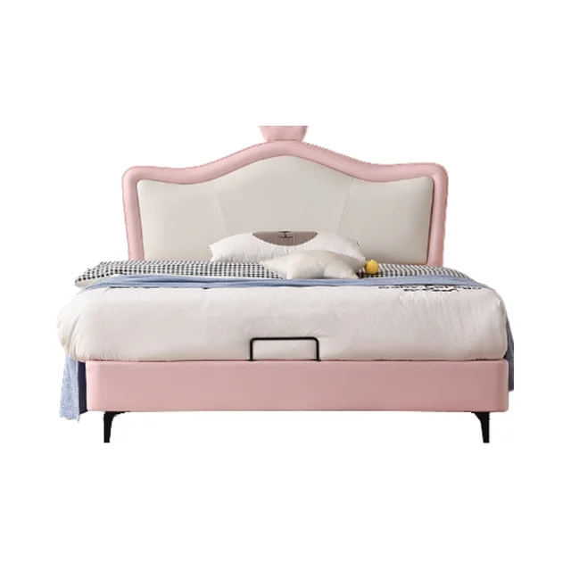 Modern Girls' Favorite Crown Princess Soft Bed for Bedroom Living Room Dining Room