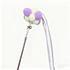 Jouet pour chat pompon violet