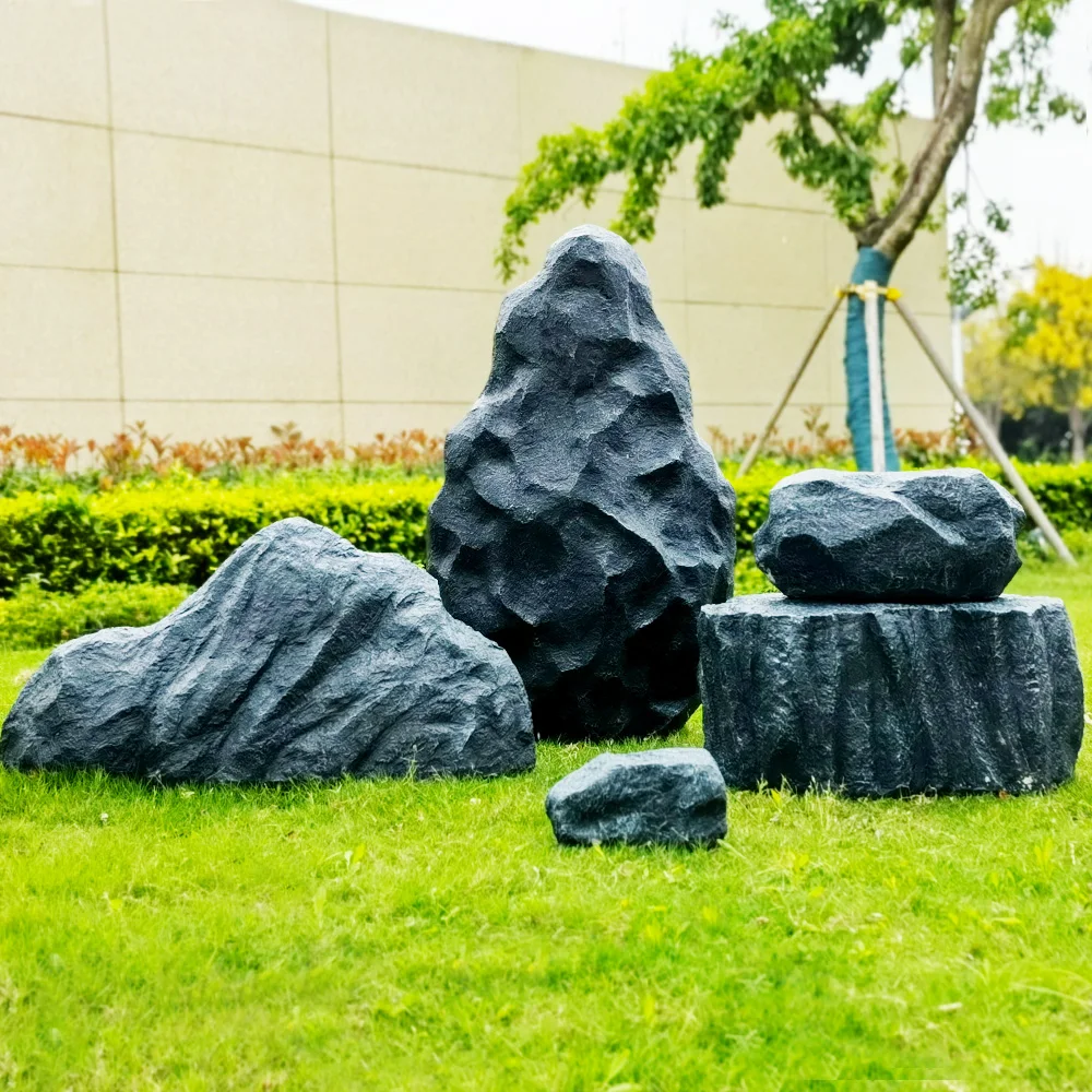 Wayfair Fake Rocks Fake Stones River Rock Exterior Large Stone - Homy Fiberglass