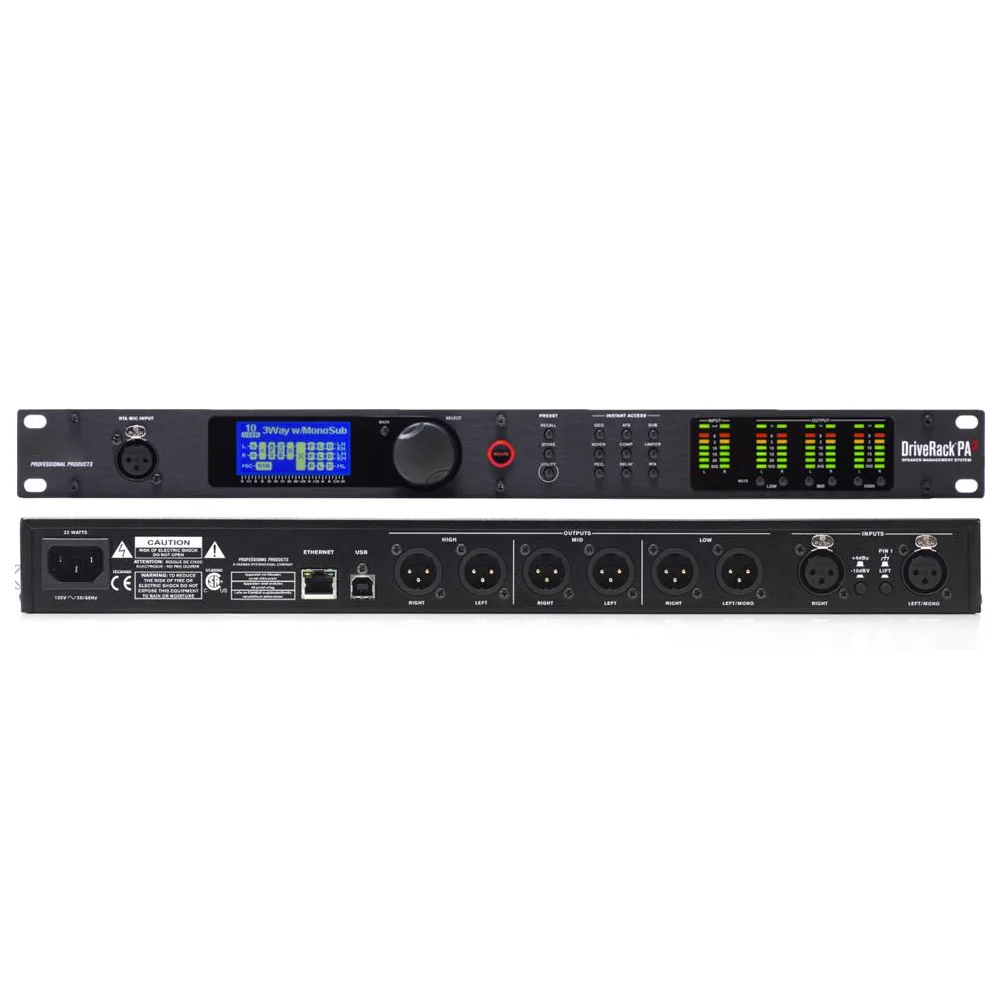 Dbx DriveRack PA2 2in6out 2 In 6 Out DSPデジタルオーディオ