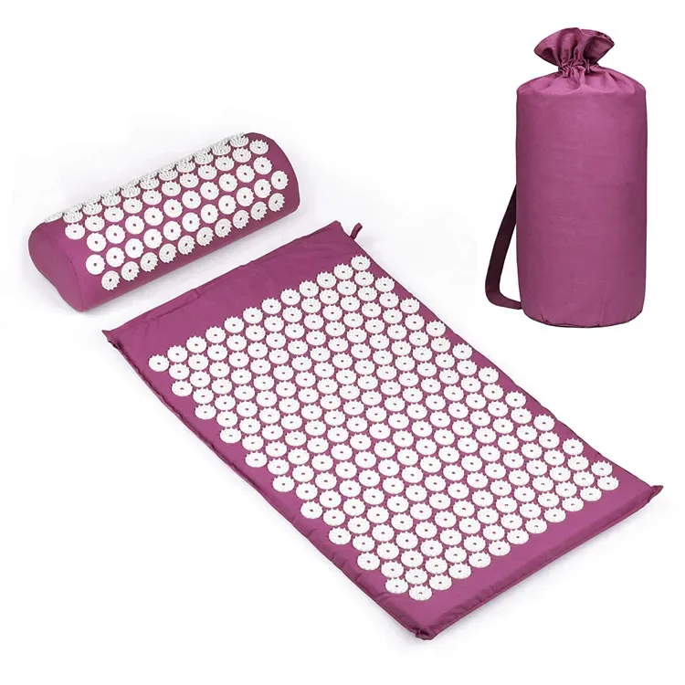 Phenitech Acupuncture Needle Shakti Mat, Accupressure Spike Mat and Pillow Set, Acupressure Health Yoga Mat