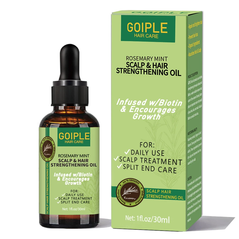 Private Label Natural Rosemary Nourishing Serum Anti Hair Loss Care