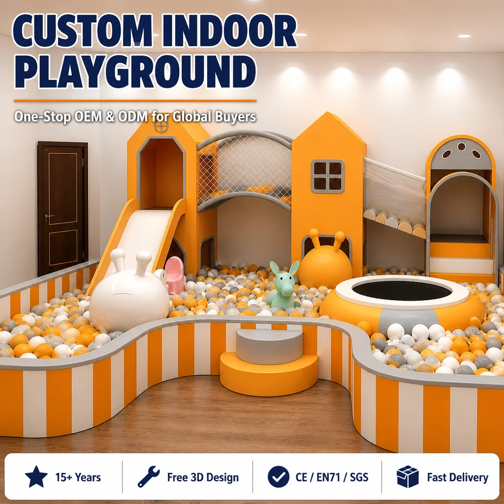 Commercial Grade Indoor Soft Play Kids Naughty Castle Playground CE Certified Ball Pool Slide Climbing Tunnel for Play Center