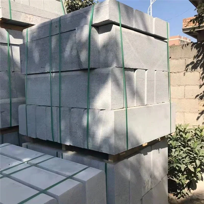 product dark grey granite flamed kerbstone curbstone curb kerbs bording bord road side stone landscapings-4