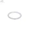 18K Solid White Gold