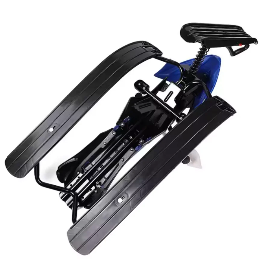 Good Quality Popular Cheap Snow Scooter With Brake Plastic Snowmobile Bike Ski for Sale Electric Snow Racer