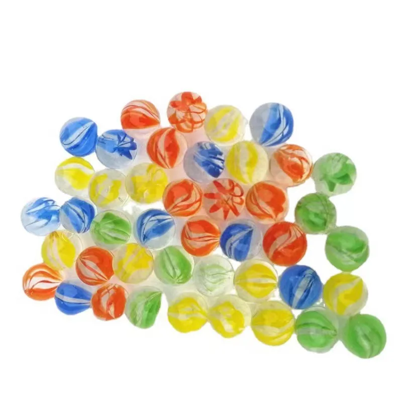 Оптовая продажа стеклянные шарики 14 мм 16 25 цветные бусины декоративные поделки