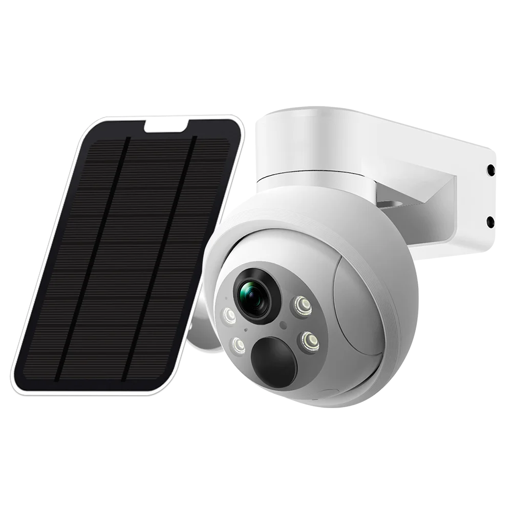 Ubox US Version HD Wireless IP Camera 4G Low Power Solar Charging  Waterproof Outdoor CMOS Sensor Ball Machine Network Camera
