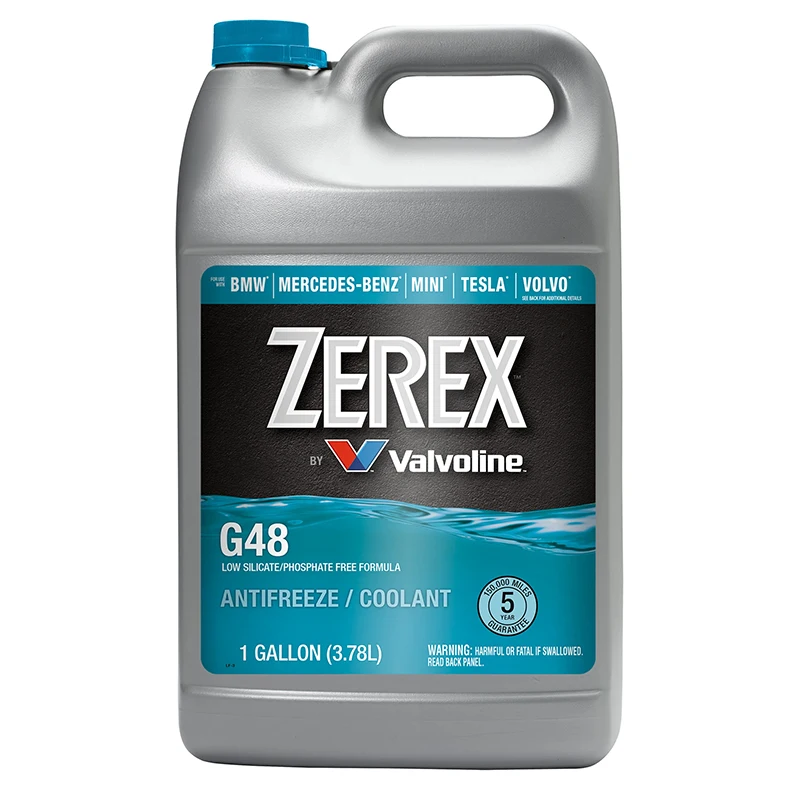 Zerex G48 High-Performance Extended Life Coolant Concentrate Antifreeze for Gasoline and Diesel Engines
