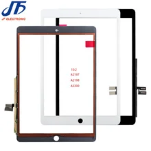 Replacement For iPad 7 10.2 7th Gen A2197 A2198 A2200 Touch Screen Digitizer Outer Glass Panel with Adhesive