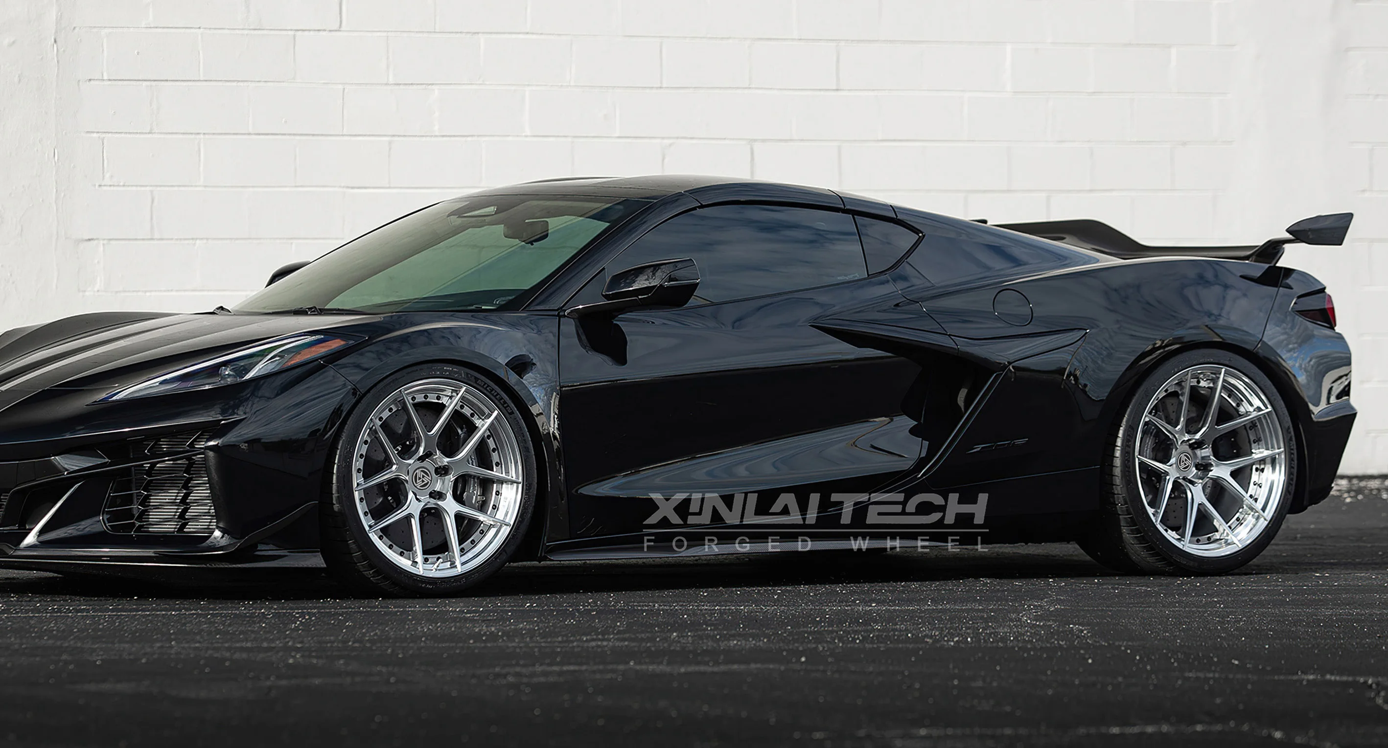 XL 2-piece Forged Silver Brushed Wheel 5x120 5x112 5x114.3 Custom Wheels 18 19 20 21 22 23 Inch Racing Car Wheel for Corvette - Image 4