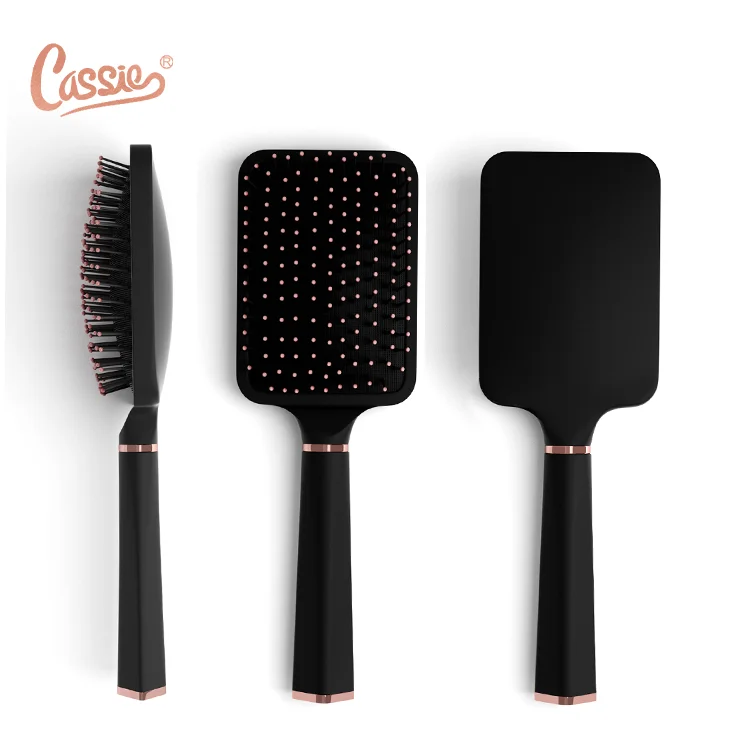 Кисть для парика с Логотипом Фабрики, оптовая продажа с индивидуальным логотипом, Большая квадратная частная этикетка, подушка для волос