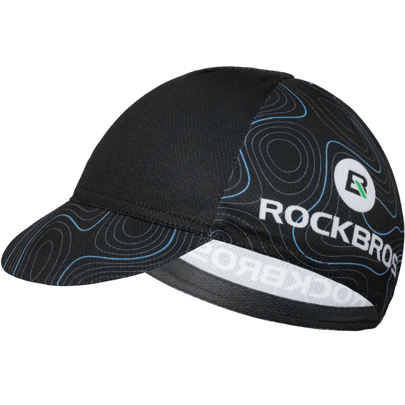 Casquette Vélo ROCKBROS Anti-Transpiration Légère - Sous-Casque Respirant, Visière Réglable, UV Protection Pour Cyclisme, Course, Randonnée