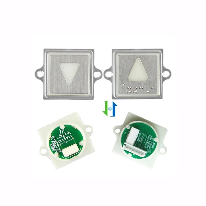 Elevator Square Push Button With Ears,Car Button,Elevator Lop Cop