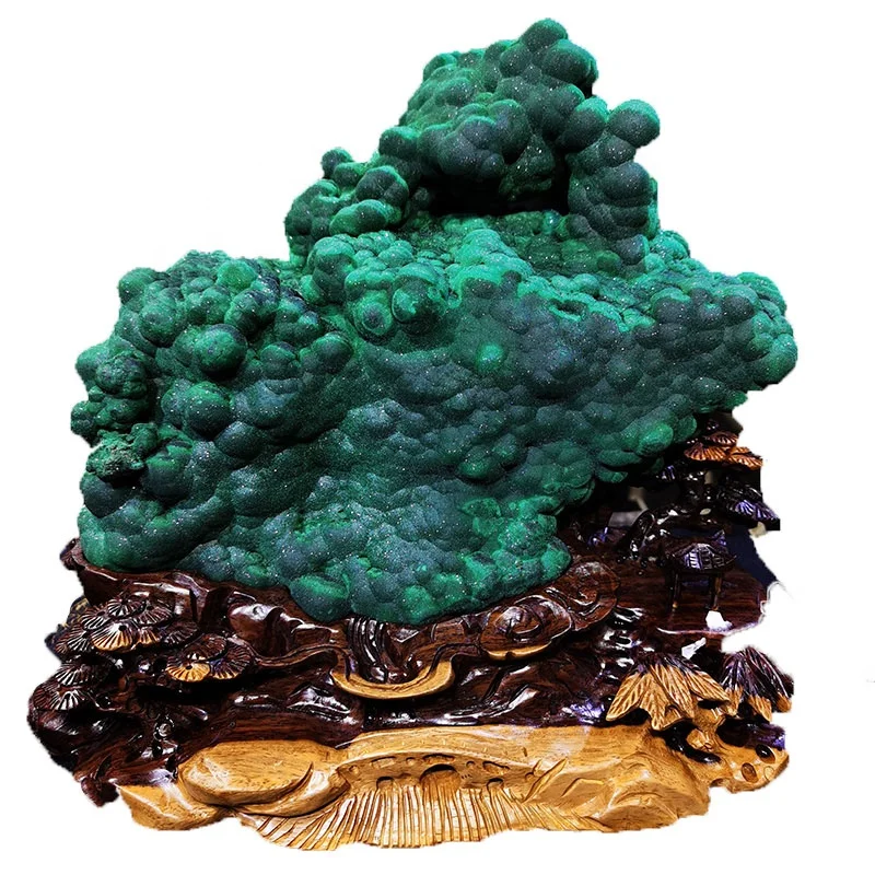polished malachite