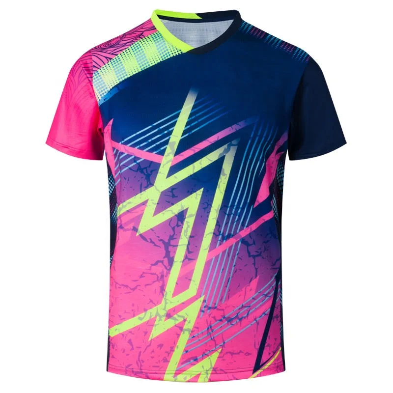 Yingtenidi OEM Service  Custom Logo Polyester Sublimated T Shirt Short Sleeve Digital Printed Men Sublimation Shirt