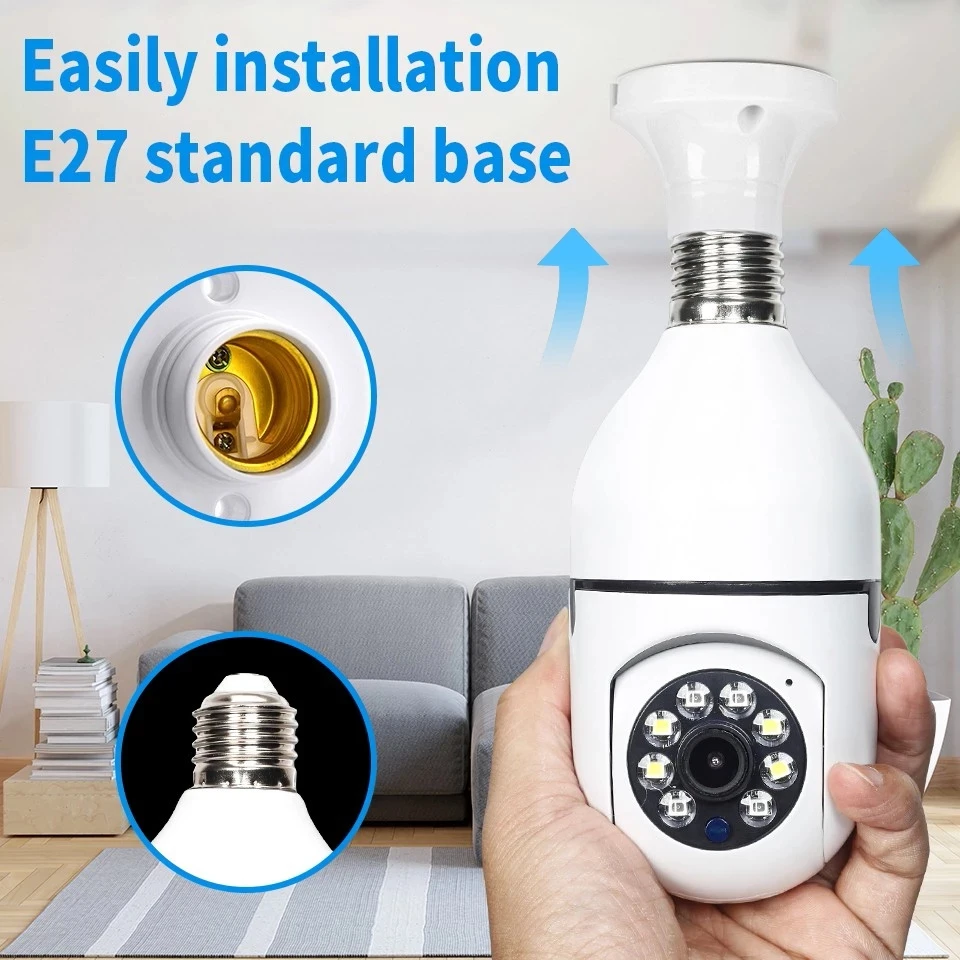 New Product Eseecloud 720p Wireless Surveillance Light Camera Bulb Ptz ...