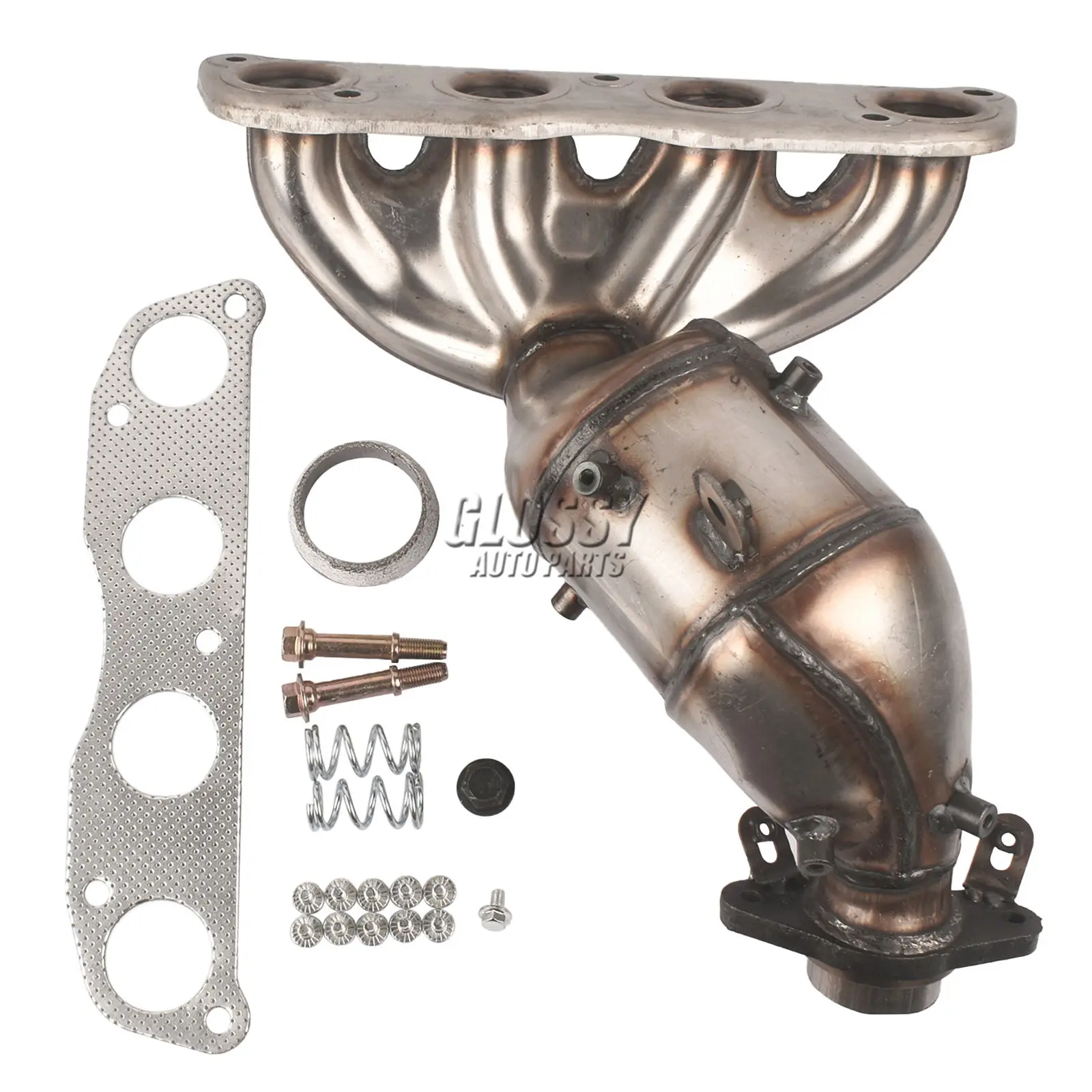 glossy-catalytic-converter-w-manifold-for-l4-1-8l-14002-zj60a