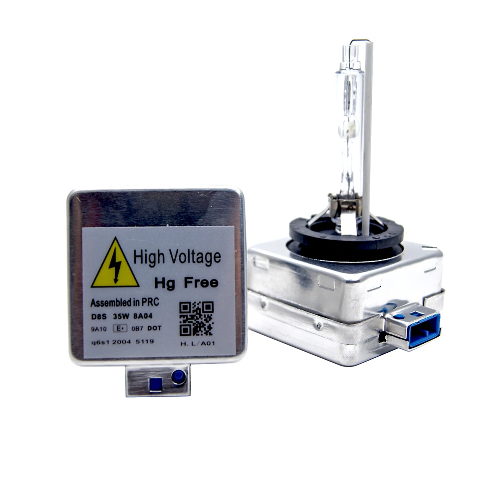 Ampoules HID Xénon D8S 25W - 2 Pièces - 4300K, 6000K Ou 8000K - Pour Phares De Voiture - Remplacement OEM