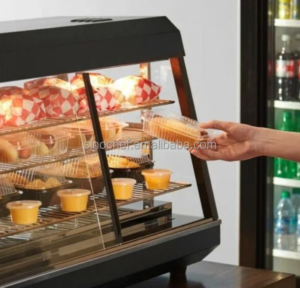 SinoChef витрина для подогрева еды дисплей горячей электрический шкаф KFC