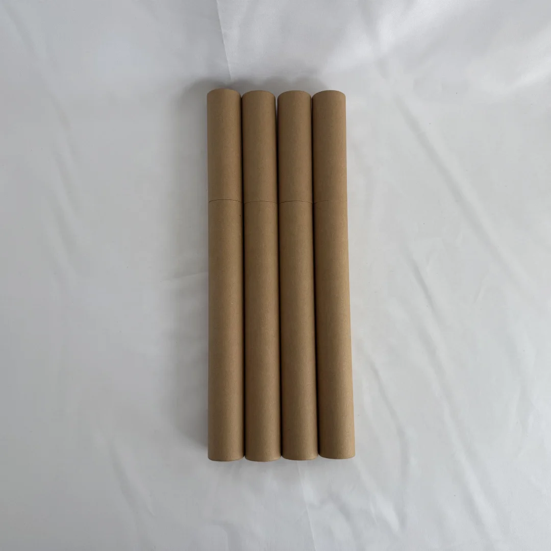 Plastic-free Paper Tube for Incense Thread Round Kraft Paper Tube Packaging Biodegradable Lip Balm Paper Tube With Factory Price