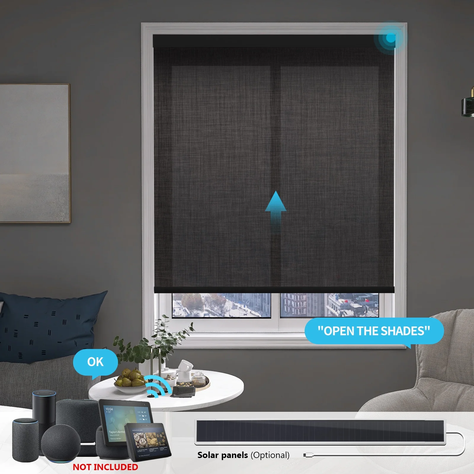 ZSTARR 풀 다운 스마트 모터 빌드 페르시아나 드 롤로 파라 자넬라 페르시아나 세브라 모토리자다스 페르시아나 듀플라 데 자넬라