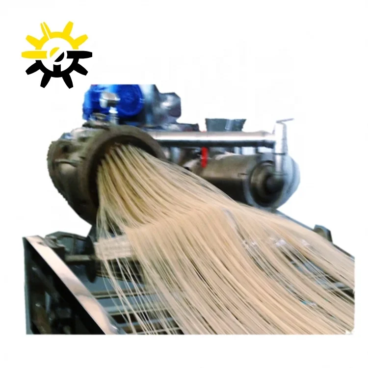 Automatic Long Cut Pasta Rice Spaghetti Making Machine/Industrial Dried Extruded Stick Rice Noodle Manufacturing Production Line