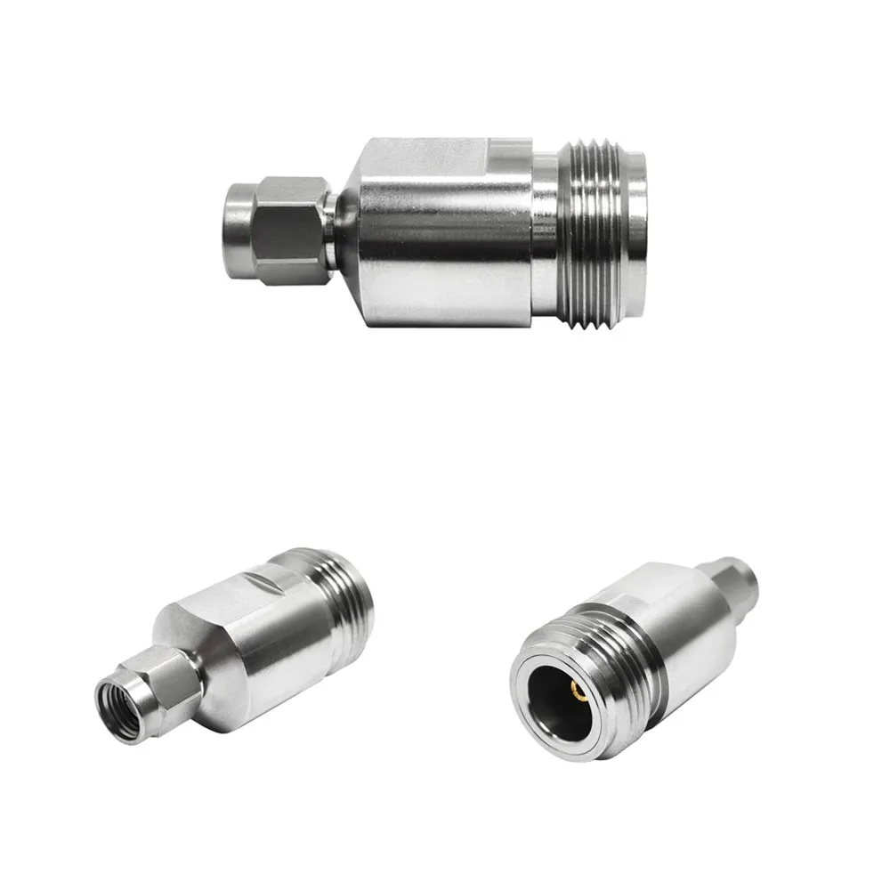 0-18G Rf Connector N Female Jack  to RP SMA Male Plug Stainless Steel Converter Adapter Adaptor