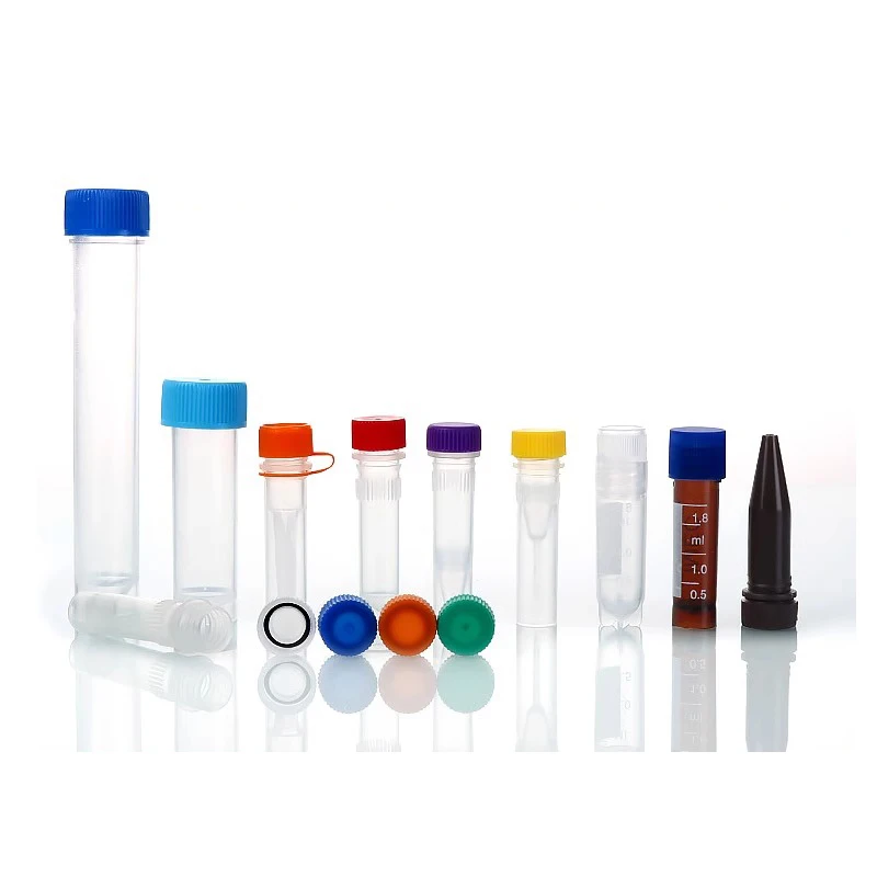 2024 New KRC  Lab Transport Medical Disposable Blood Vial Collection 2ml Storage Plastic PP Micro Sample Specimen Test Tube