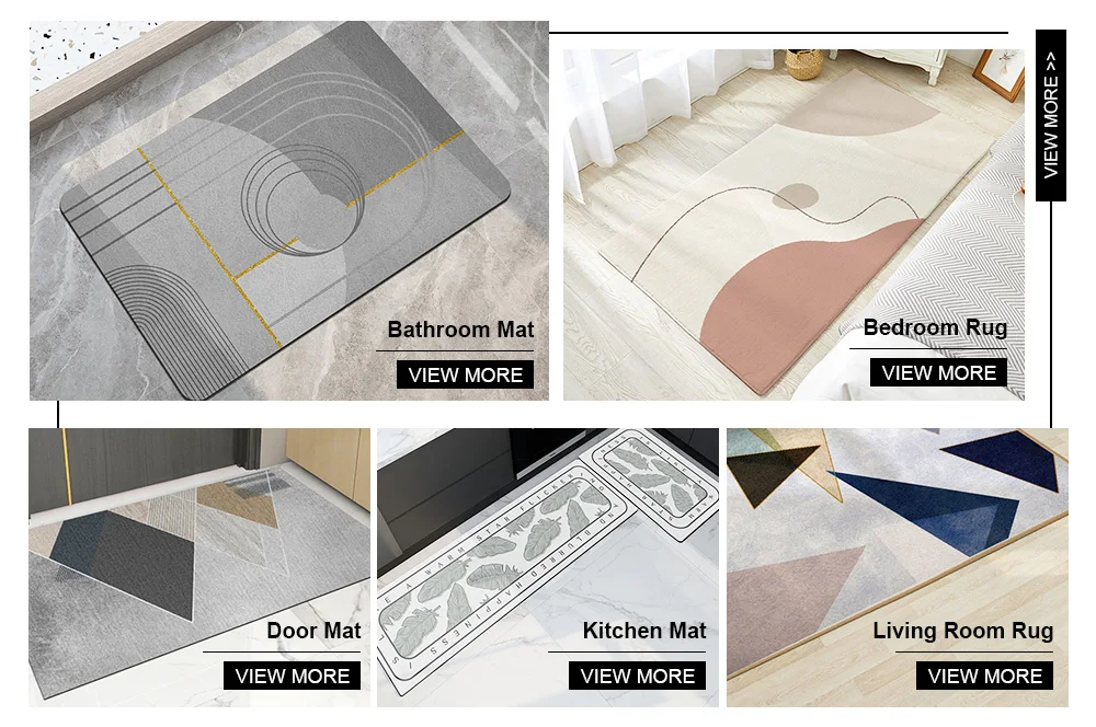 Nordic Style Simple Design Print Carpet Fluffy Carpets And Rugs Living