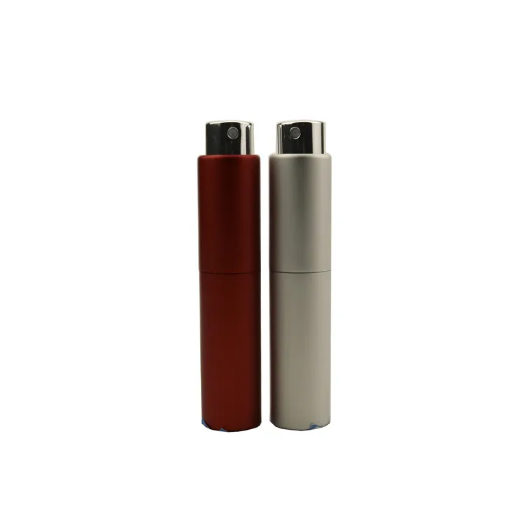 Wholesale 8ml 10ml 15ml pocket sized refillable aluminum perfume atomizer empty travel spray perfume bottle