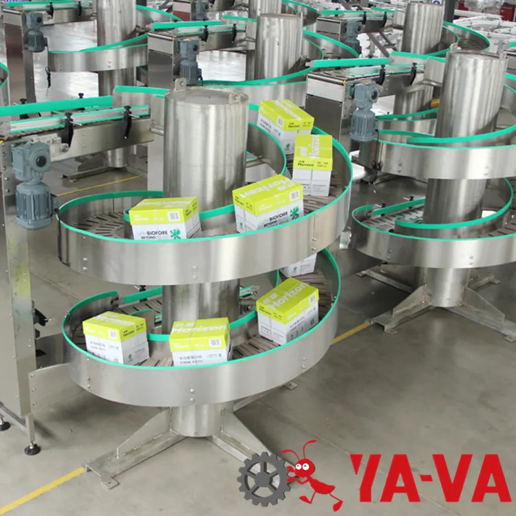 Spiral Conveyor System with Modular Belt