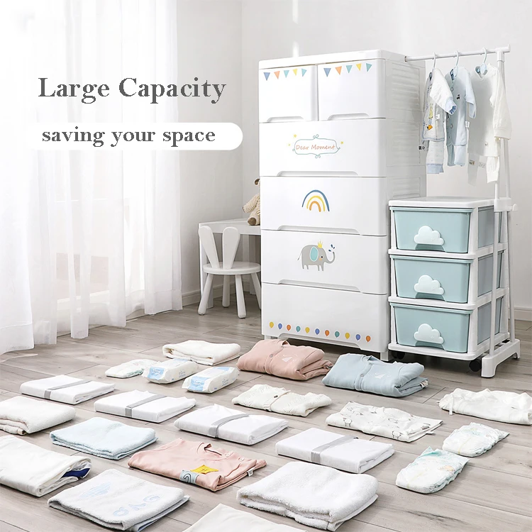 Современная мебель для гостиной и спальни пластиковый складной шкаф органайзер хранения ящик портативный с вешалкой