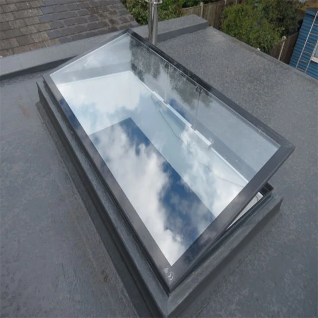 Housing Application Rain Sensor Smart Electric Skylights Roof Window With Double Tempered Glass