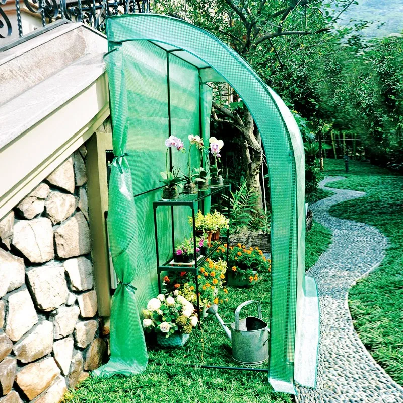 Garden Flower Growing Greenhouses, Mini Garden Plant Greenhouse