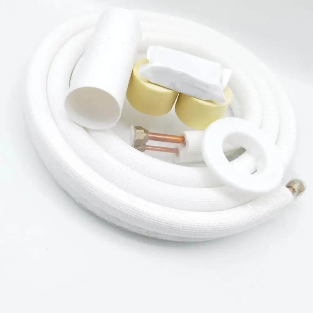 Free sample High Quality Ac Installation Kit Air Conditioning Pipe Rubber Insulation Copper Connecti